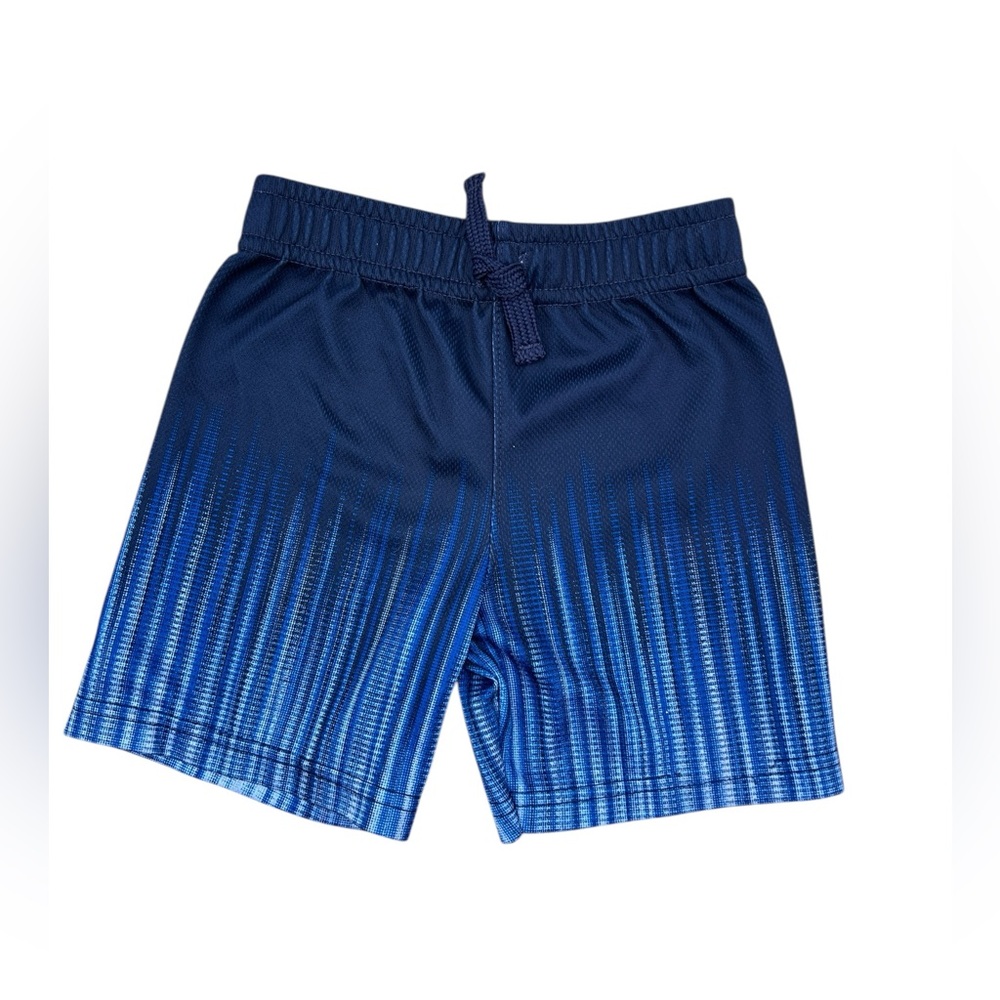 Blue Toddler Athletic Shorts Boys Size 2T Drawstring and Elastic Waist